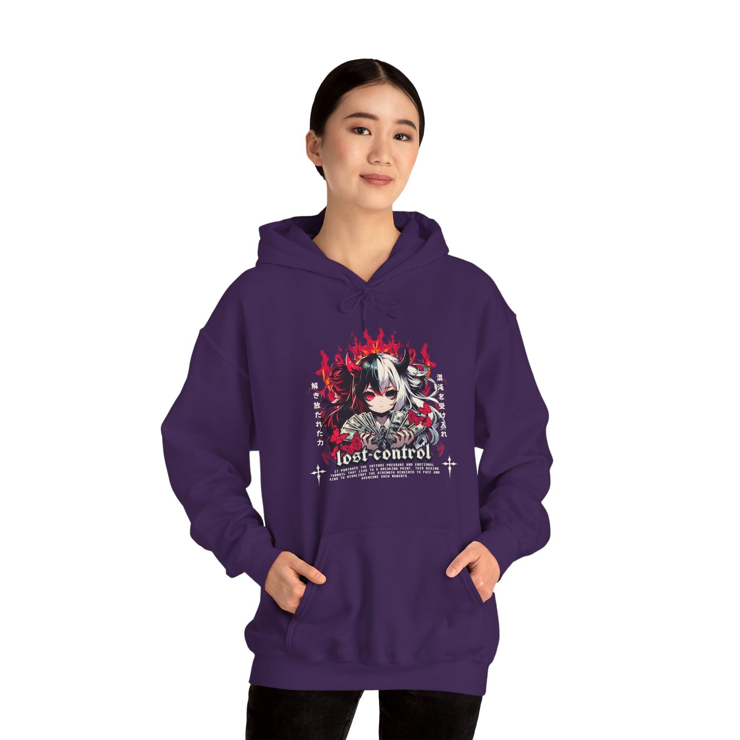 Lost Control Anime Girl Hoodie
