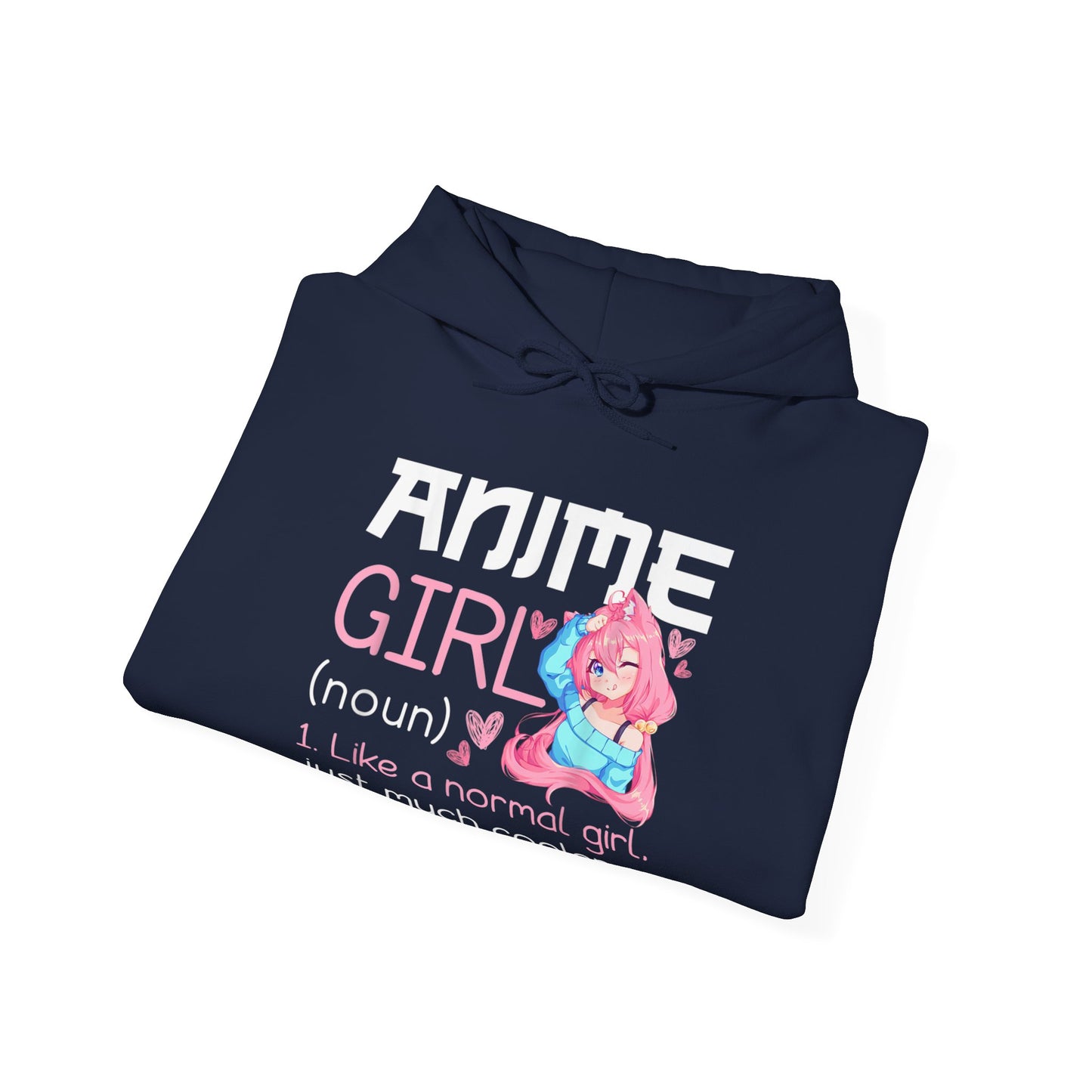 Cute Anime Girl Noun Hoodie