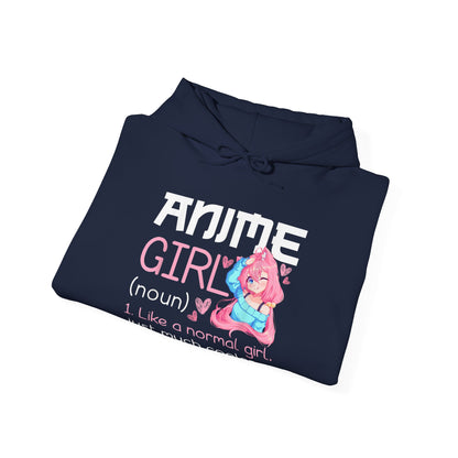 Cute Anime Girl Noun Hoodie