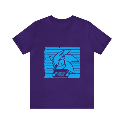 Sonic Speeding Ticket Video Game Tee