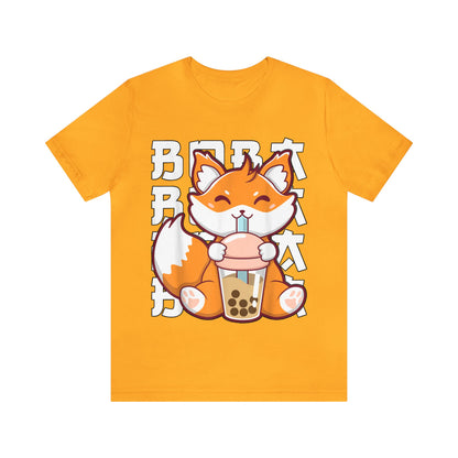 Anime Fox Boba Tea Tee