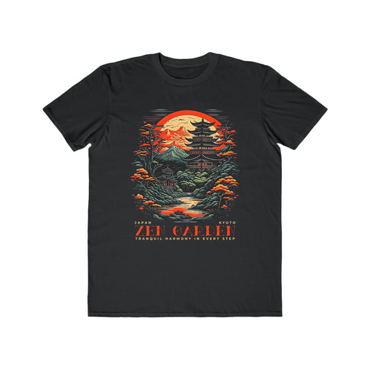 Zen Garden Tee — Japanese Pagoda Sunset Graphic Shirt