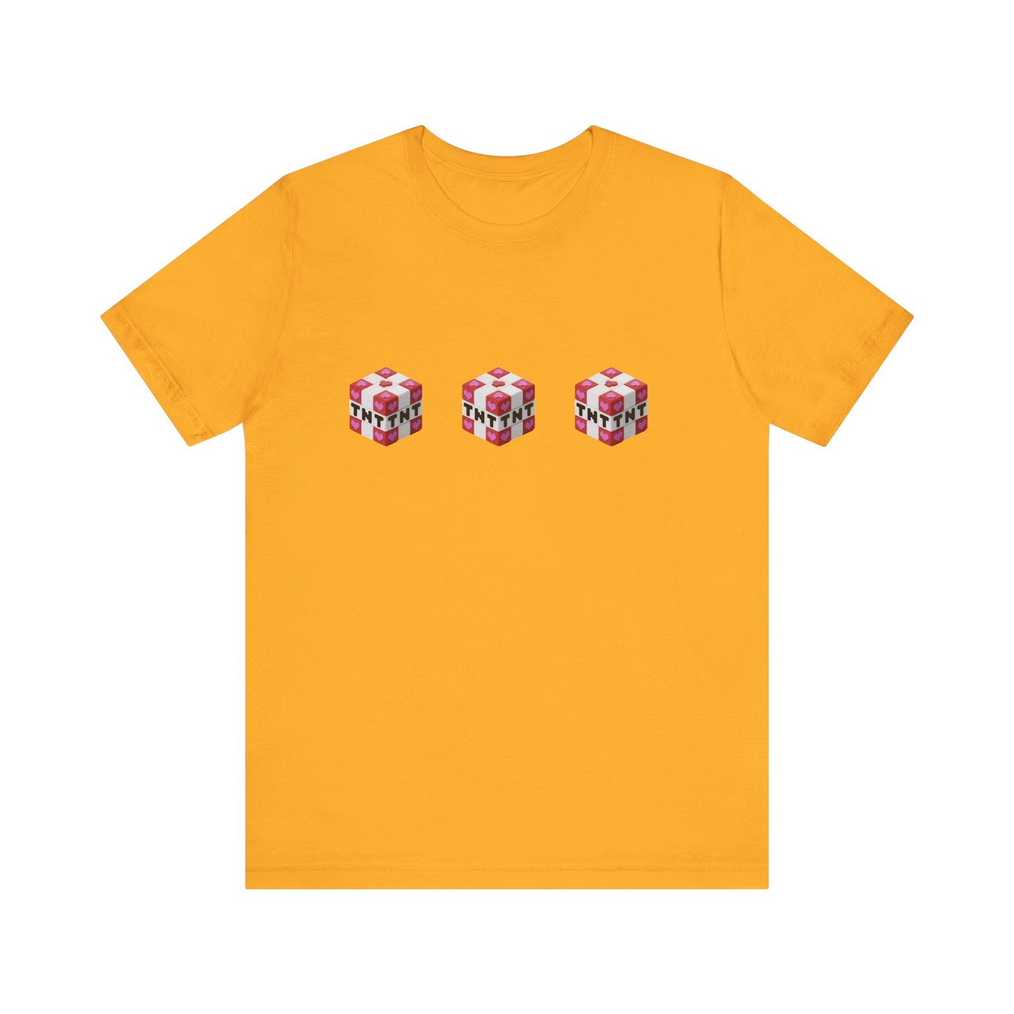 Minecraft TNT Hearts Valentines Day Tee