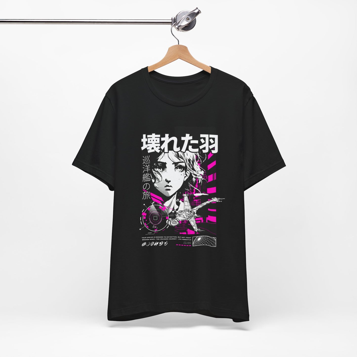 Anime Girl Broken Wings Tee