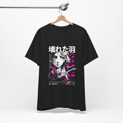Anime Girl Broken Wings Tee