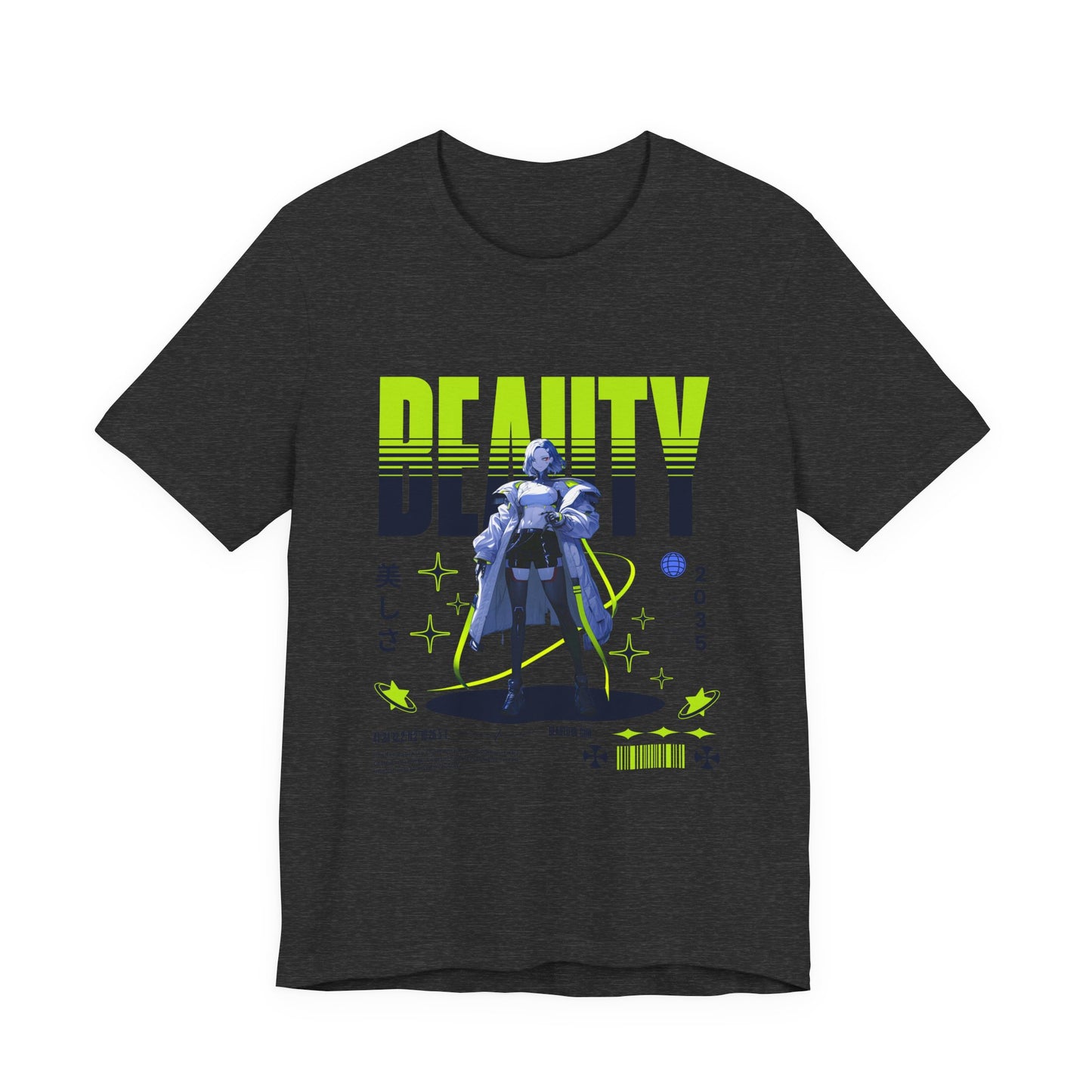 Beauty 2035 Anime Girl Tee
