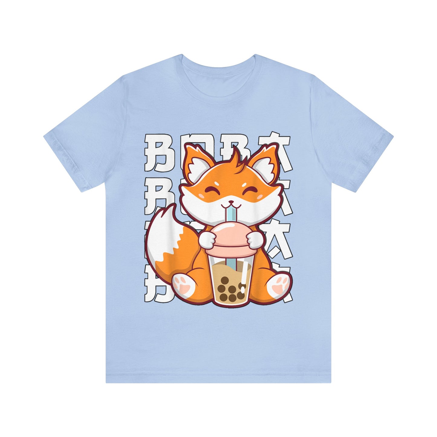 Anime Fox Boba Tea Tee