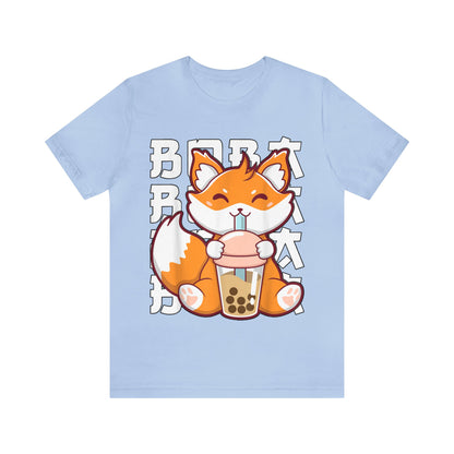 Anime Fox Boba Tea Tee
