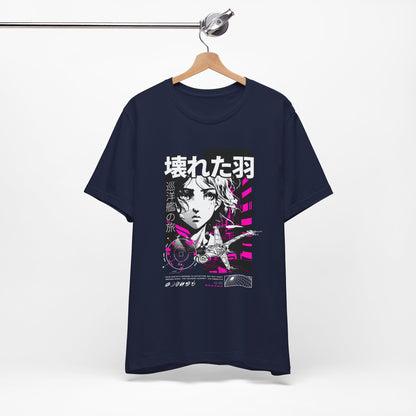 Anime Girl Broken Wings Tee