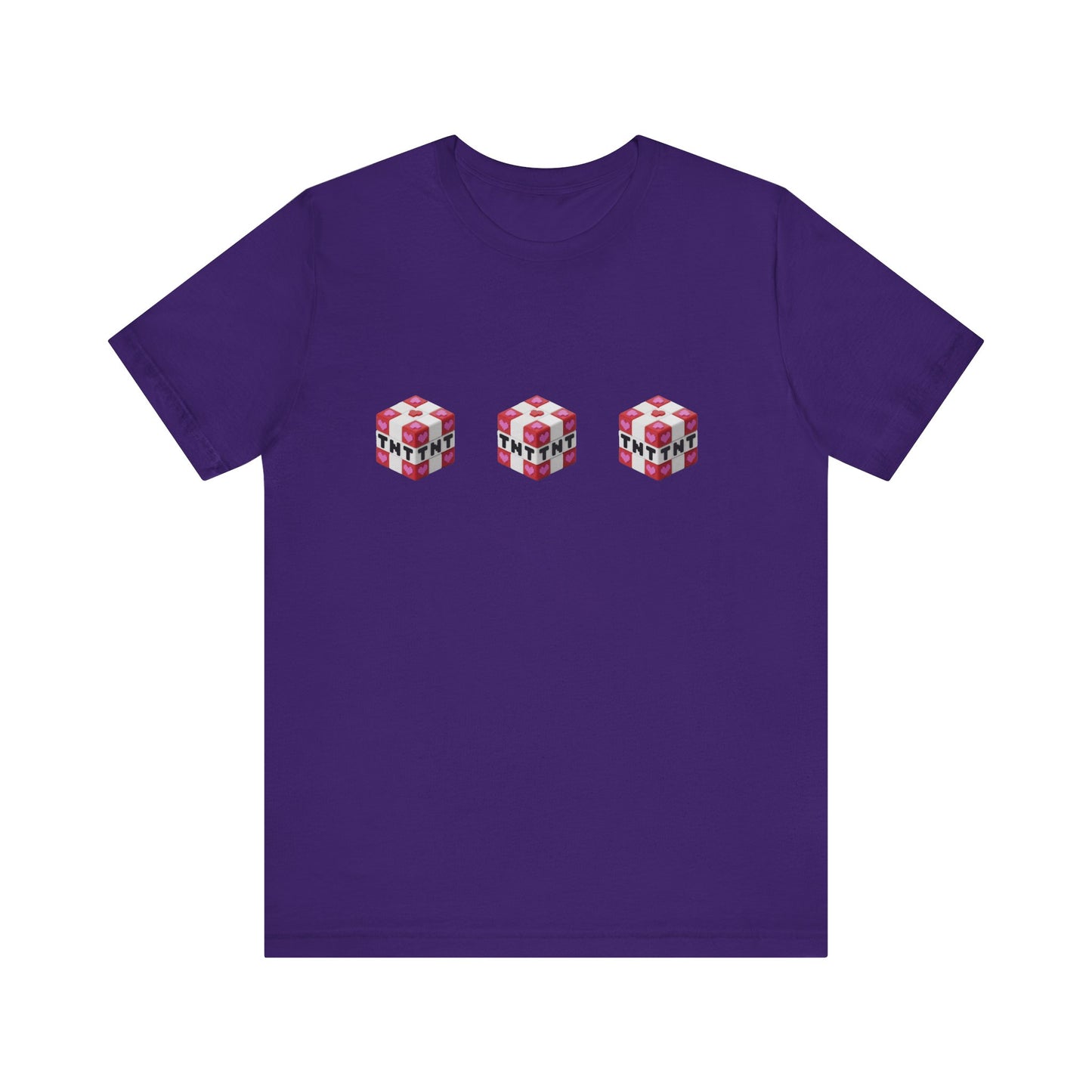 Minecraft TNT Hearts Valentines Day Tee