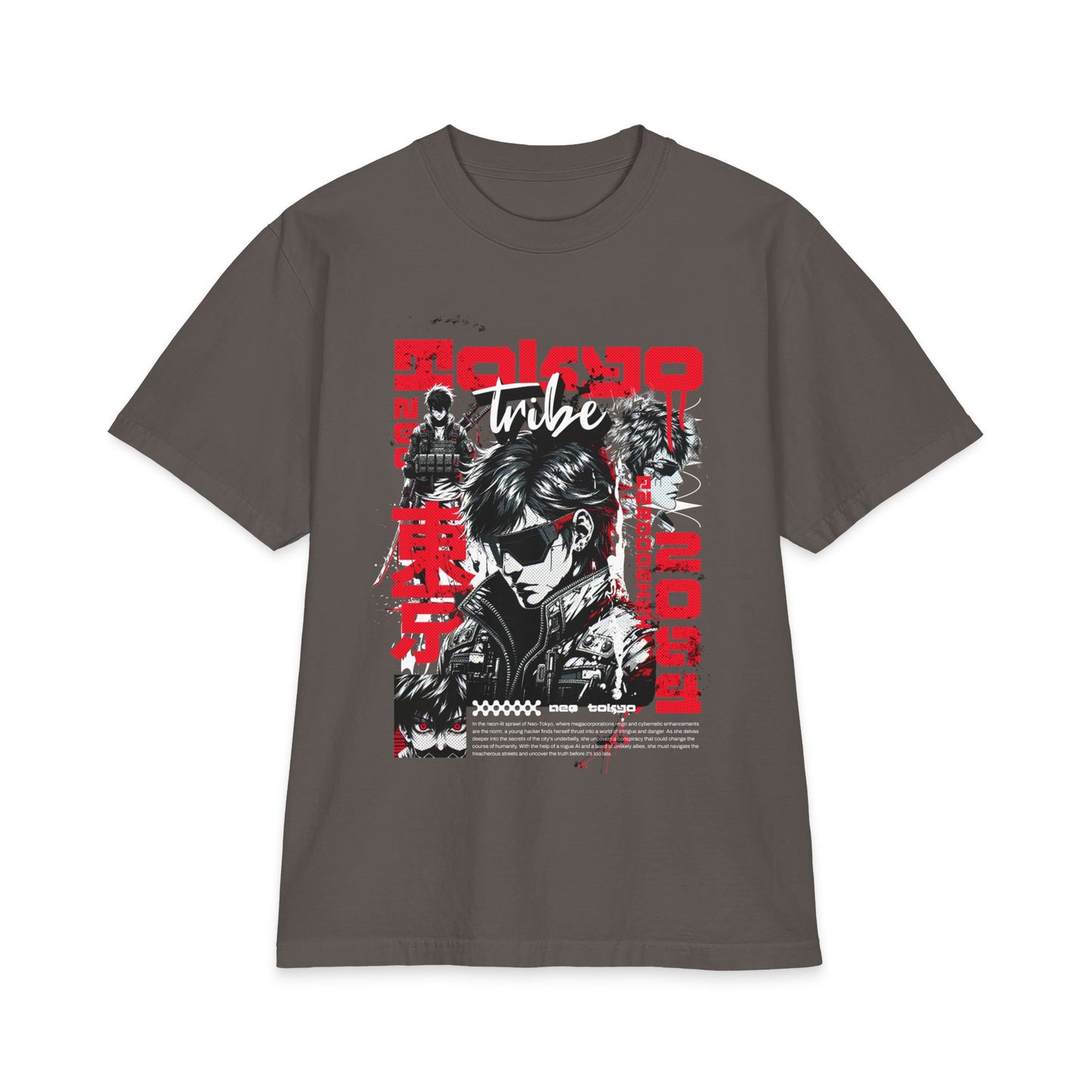 Anime Streetwear T-Shirt — Neo Tokyo Tribe Graphic