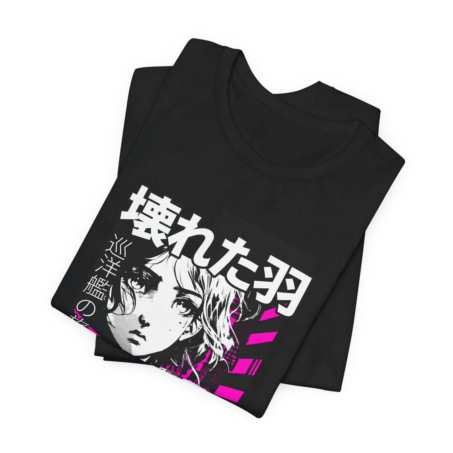 Anime Girl Broken Wings Tee