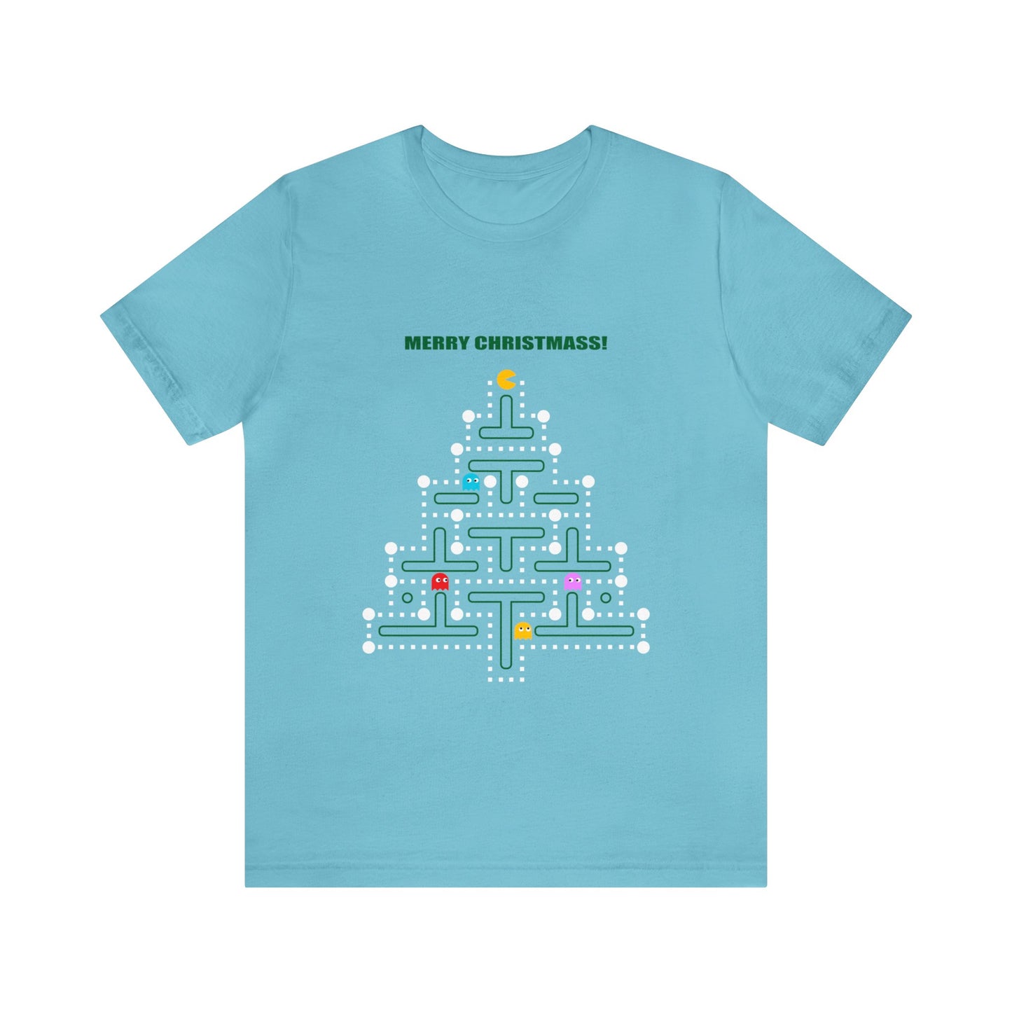 Pacman Christmas Tree Tee