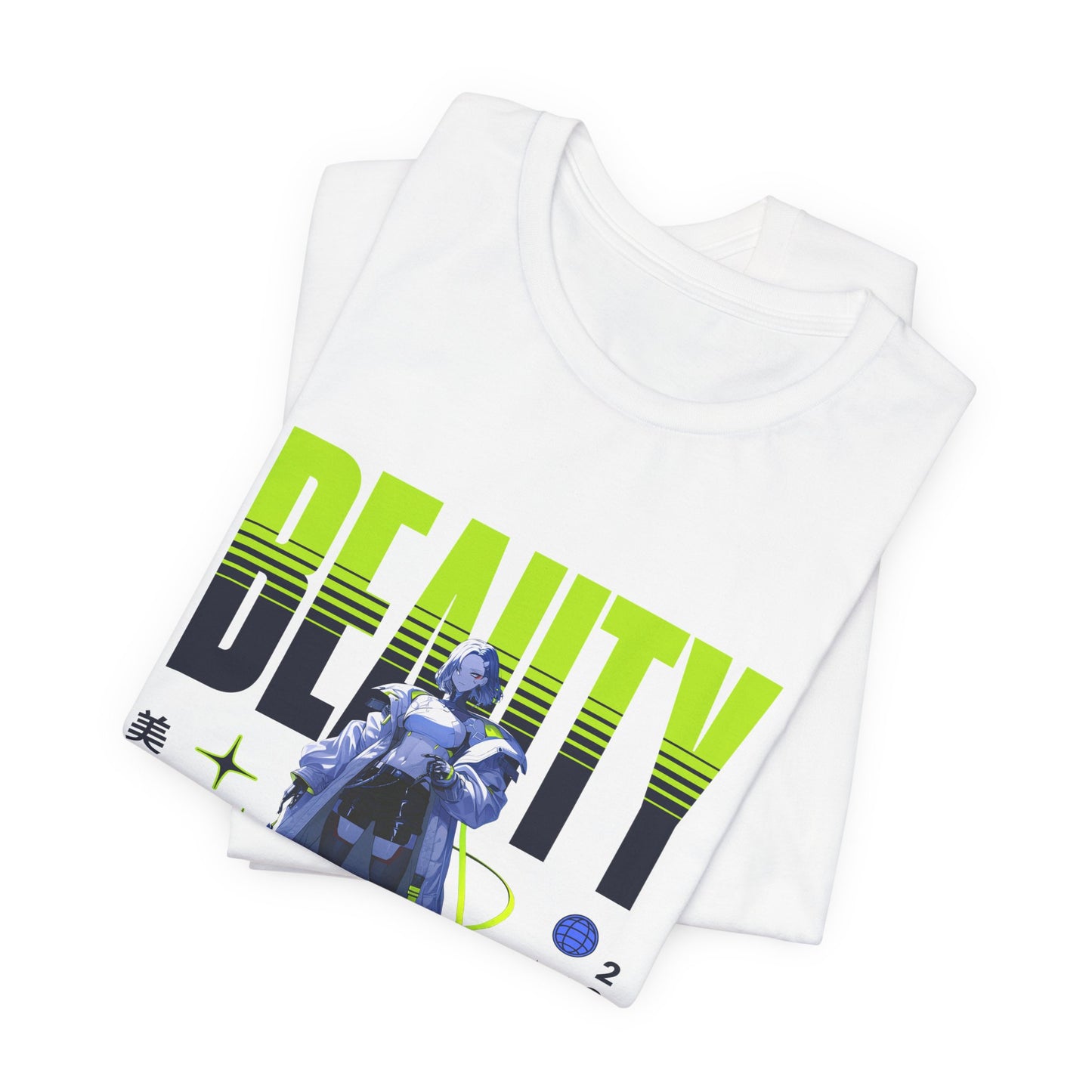 Beauty 2035 Anime Girl Tee