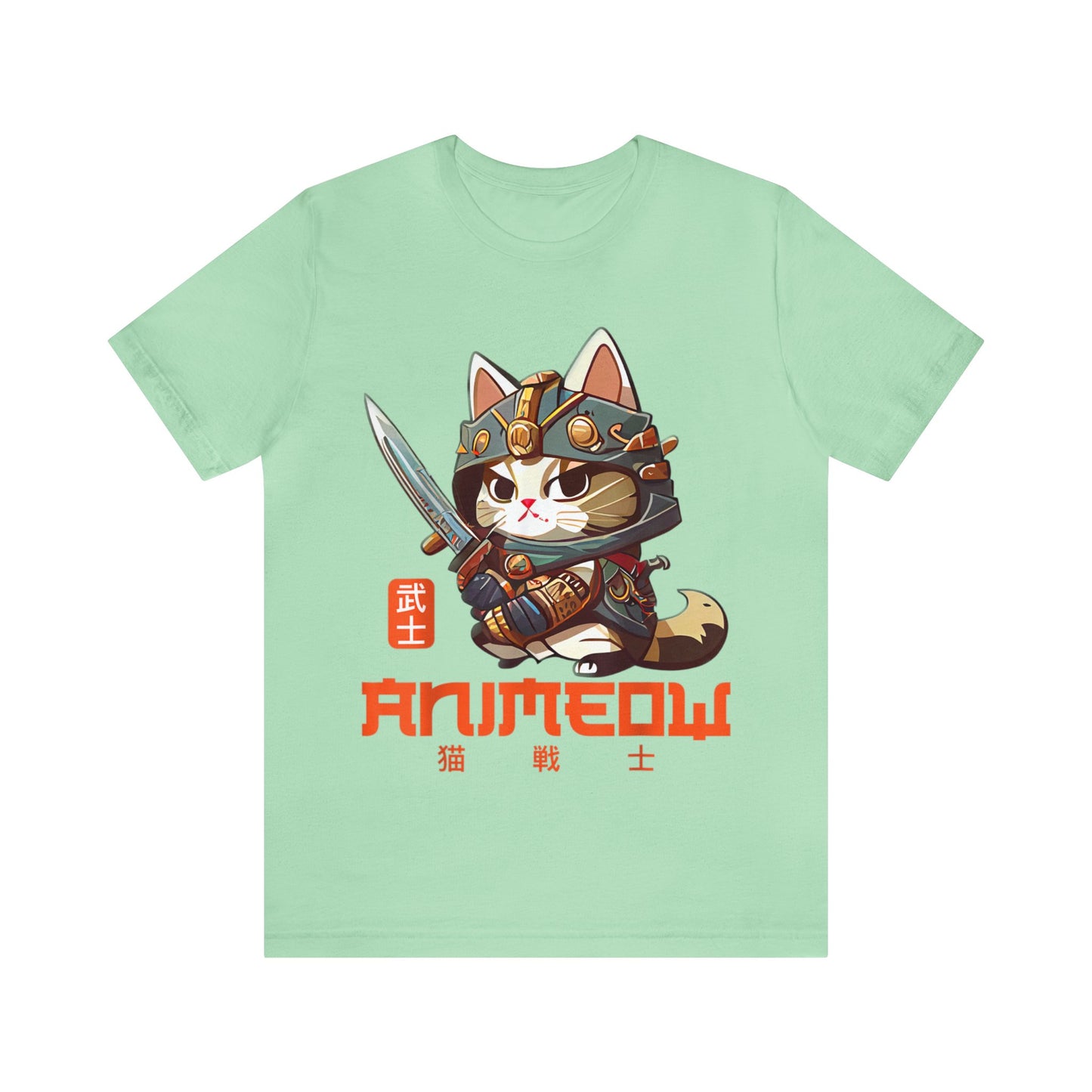Samurai Kitty Animeow Tee