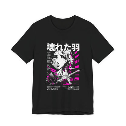 Anime Girl Broken Wings Tee