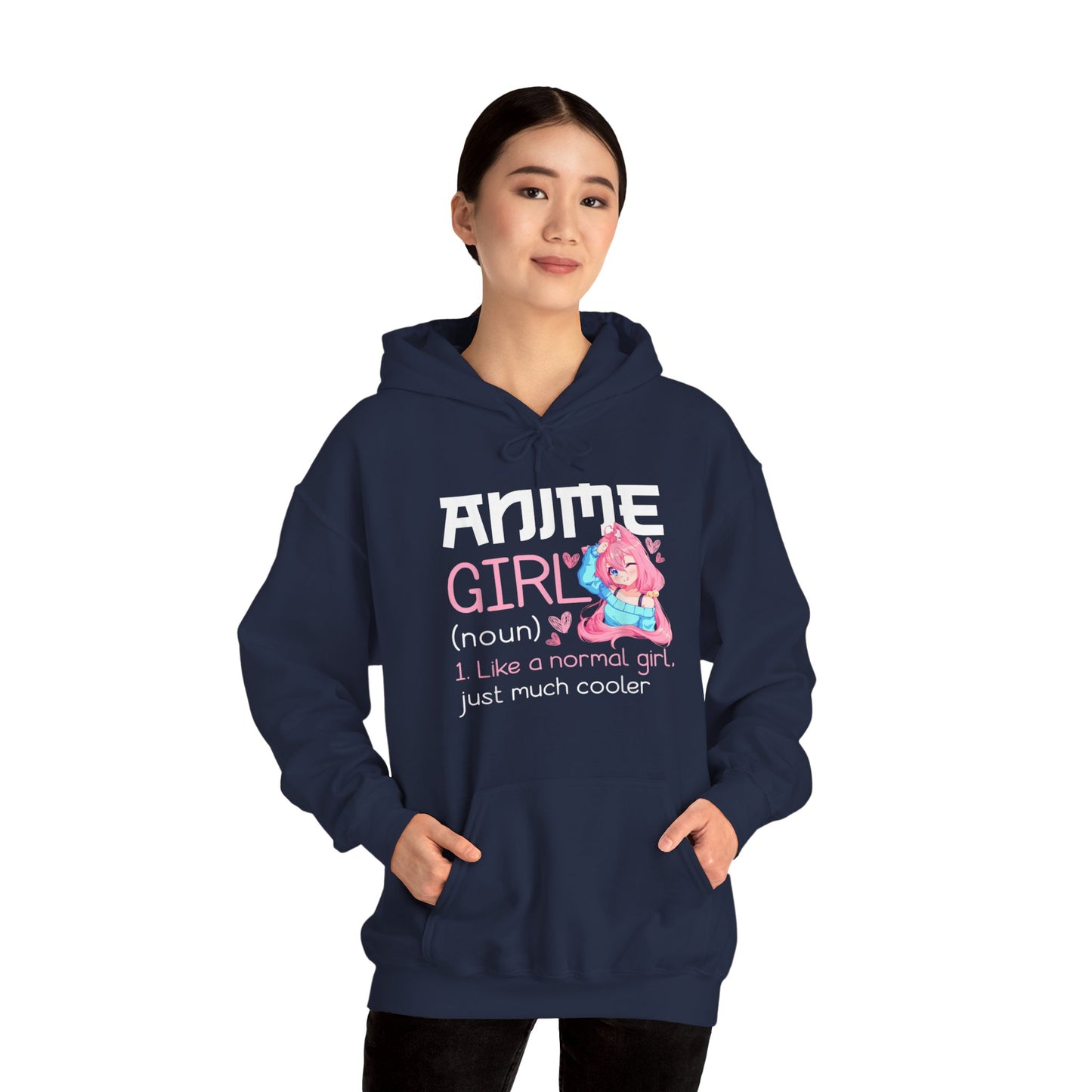 Cute Anime Girl Noun Hoodie