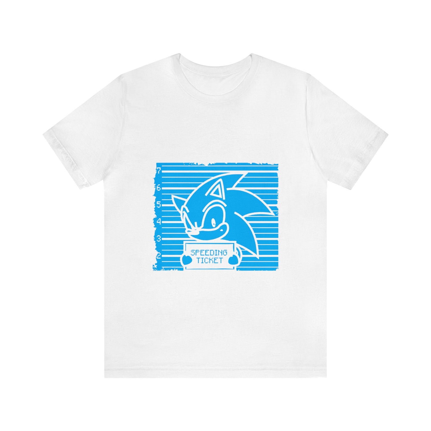 Sonic Speeding Ticket Video Game Tee