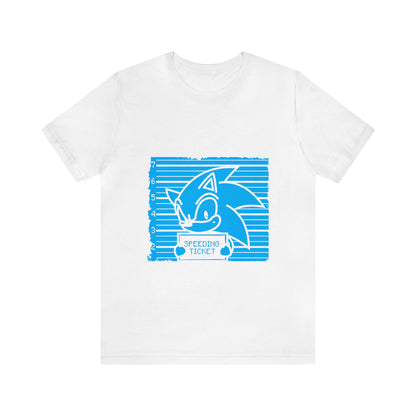 Sonic Speeding Ticket Video Game Tee