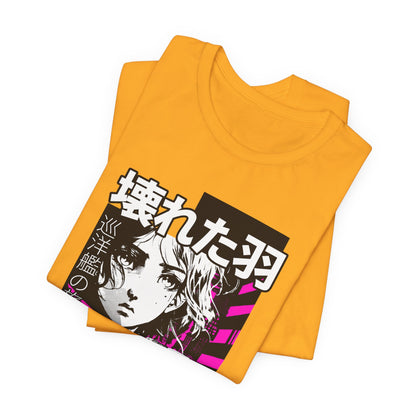 Anime Girl Broken Wings Tee