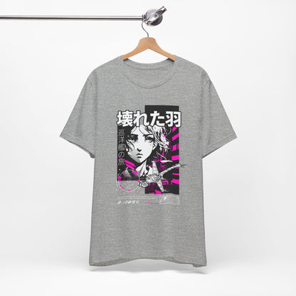 Anime Girl Broken Wings Tee