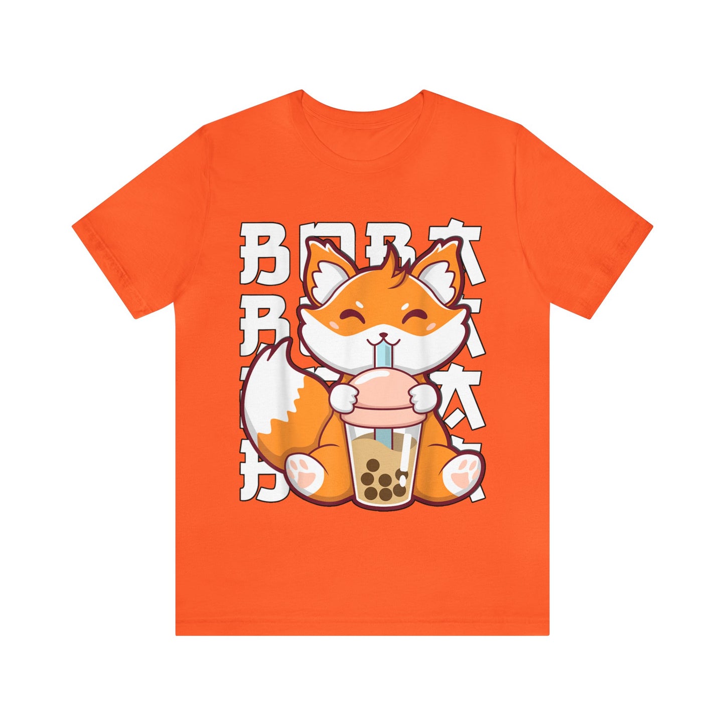 Anime Fox Boba Tea Tee