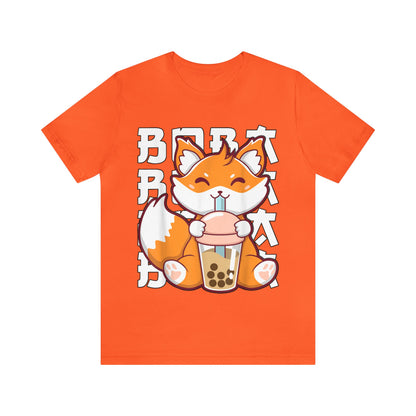 Anime Fox Boba Tea Tee