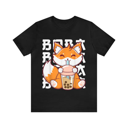 Anime Fox Boba Tea Tee