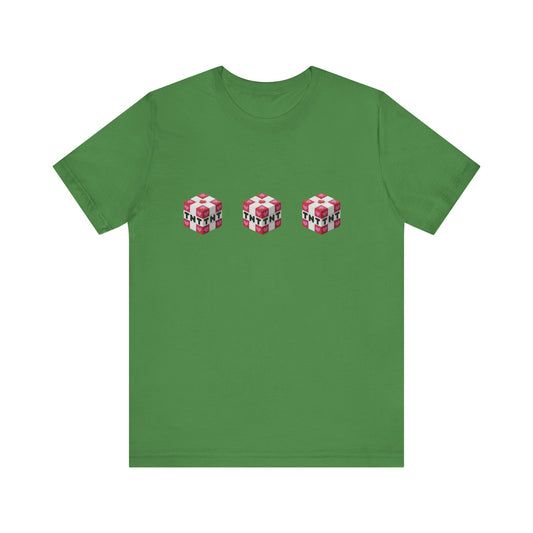 Minecraft TNT Hearts Valentines Day Tee