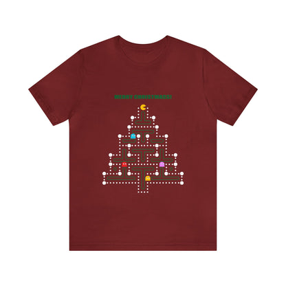 Pacman Christmas Tree Tee
