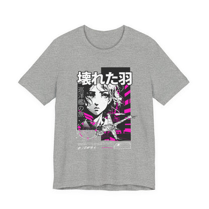 Anime Girl Broken Wings Tee