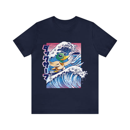 Kanagawa Great Wave Surfing Duck Tee