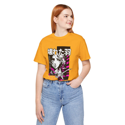 Anime Girl Broken Wings Tee