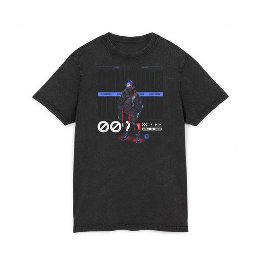 Couture Future Anime Acid Wash Vintage Style Unisex Tee