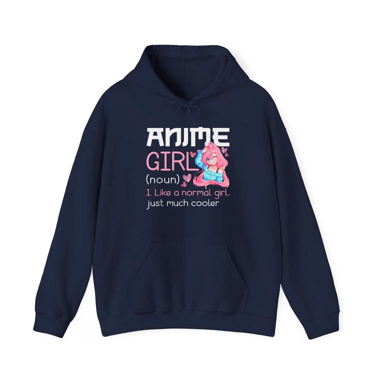 Cute Anime Girl Noun Hoodie