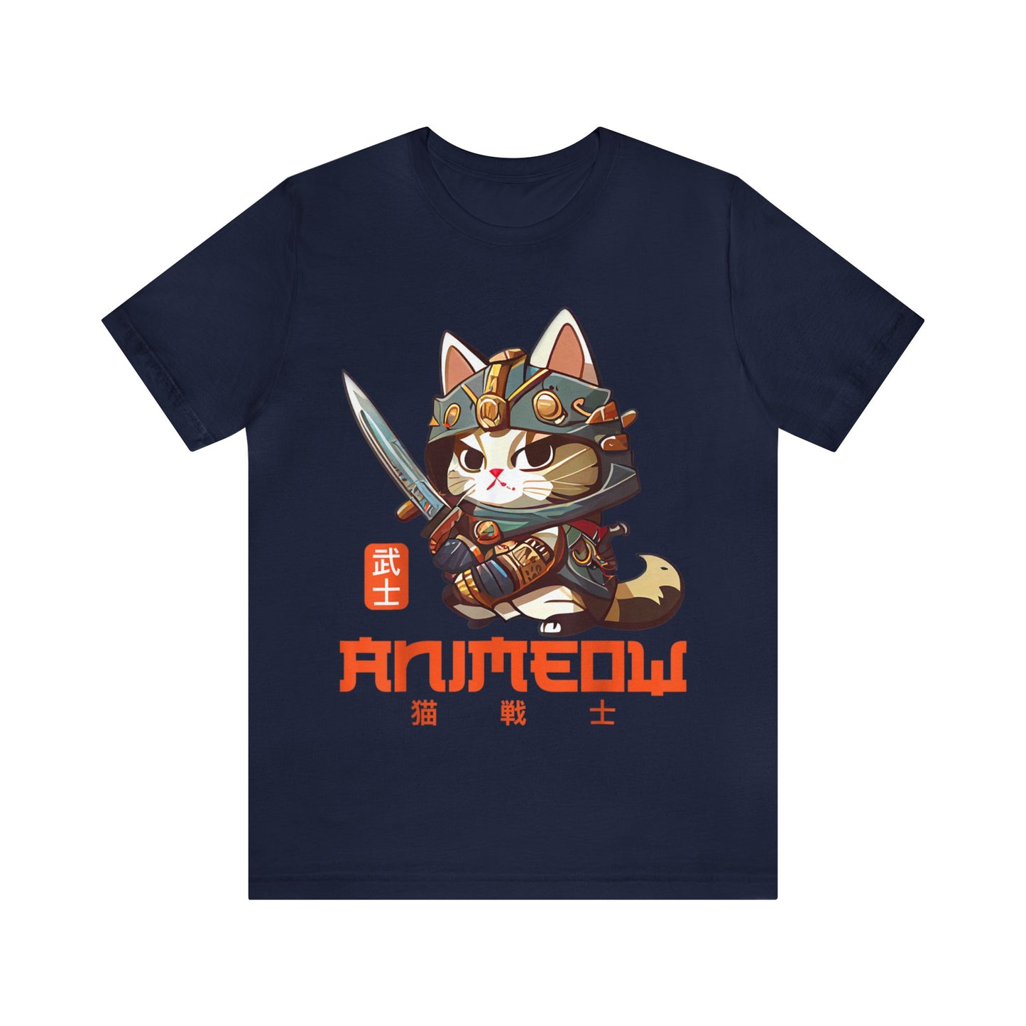 Samurai Kitty Animeow Tee