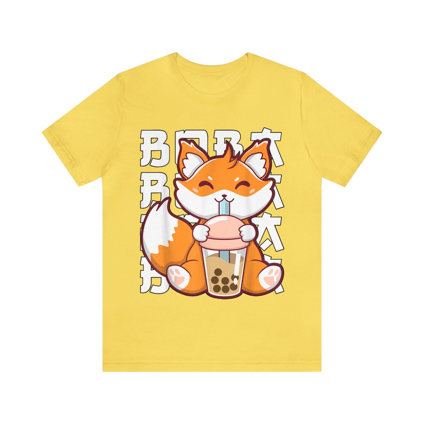 Anime Fox Boba Tea Tee