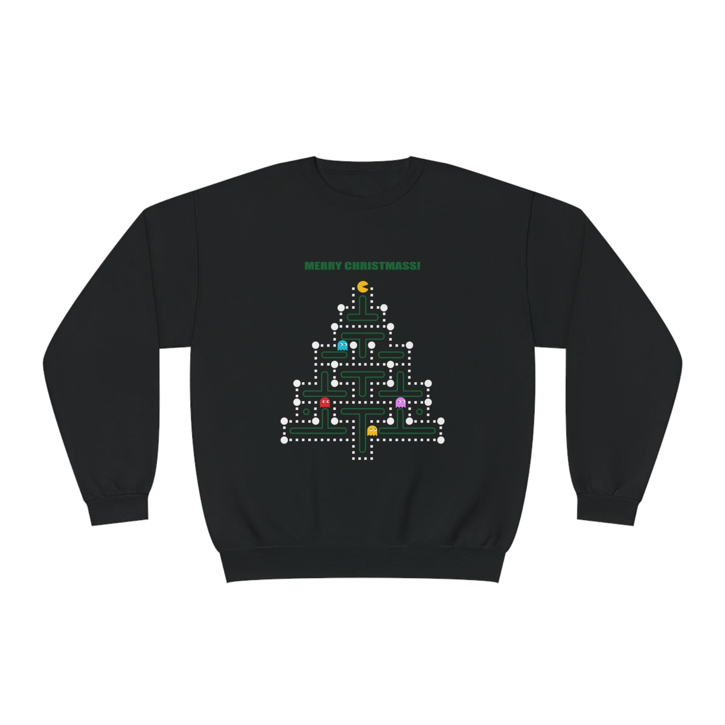 Pacman Christmas Tree Sweatshirt