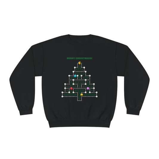 Pacman Christmas Tree Sweatshirt