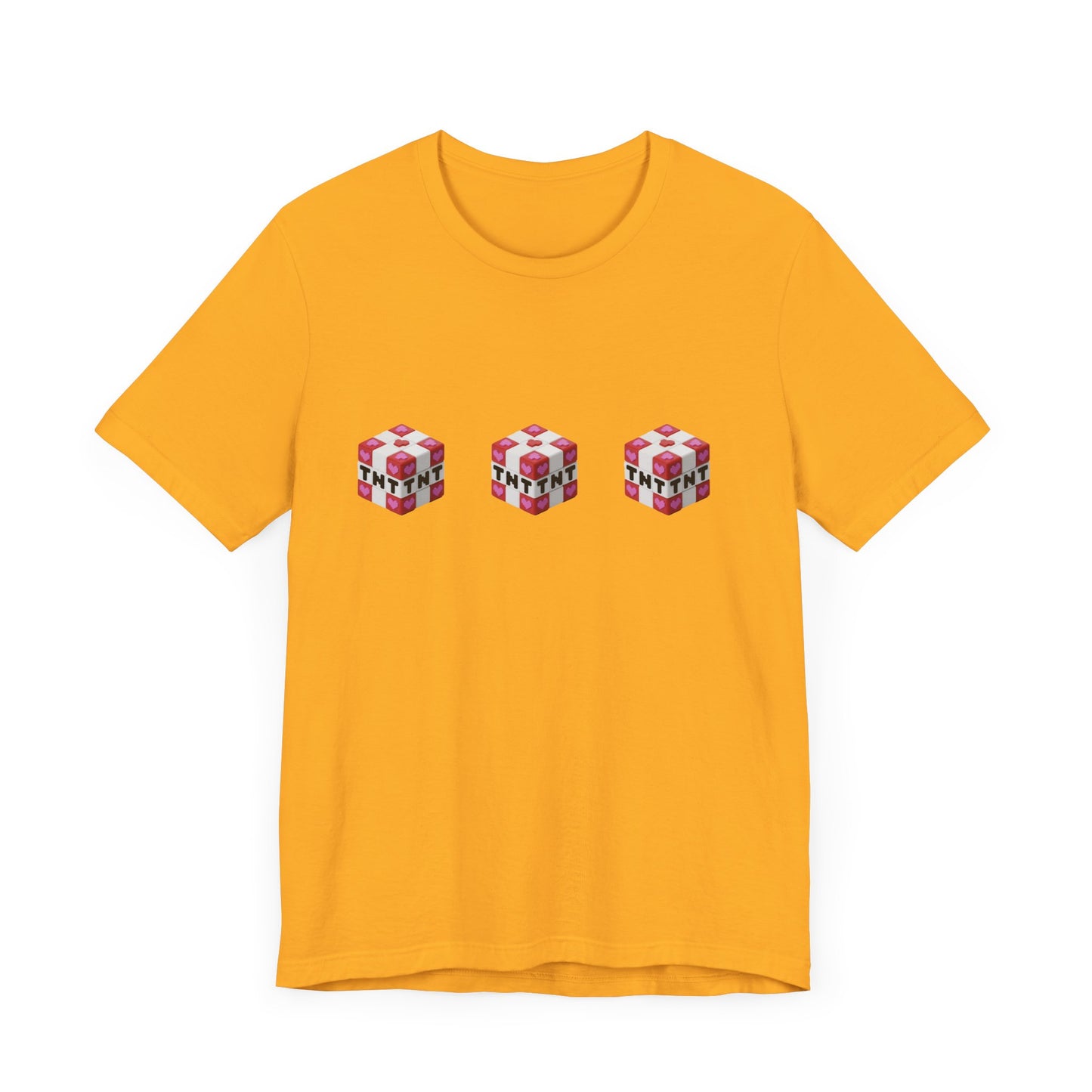 Minecraft TNT Hearts Valentines Day Tee