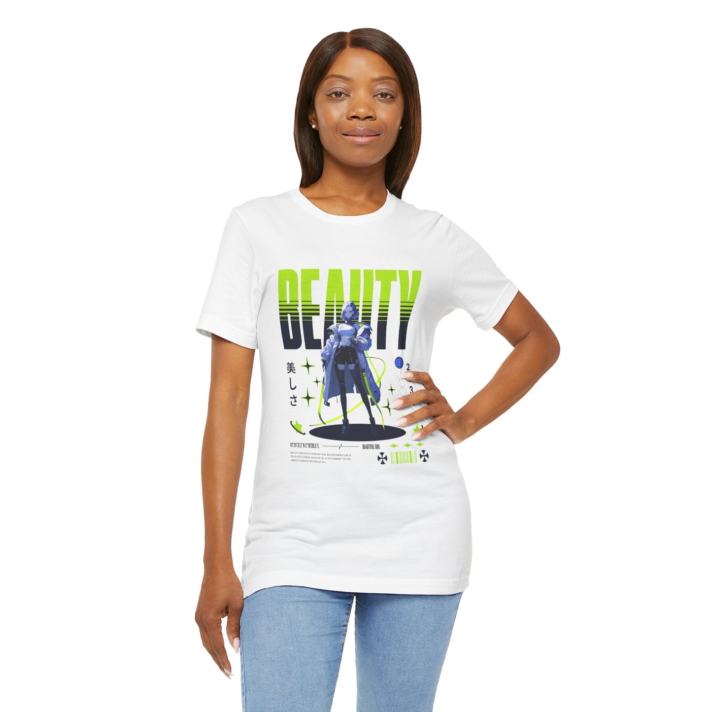 Beauty 2035 Anime Girl Tee