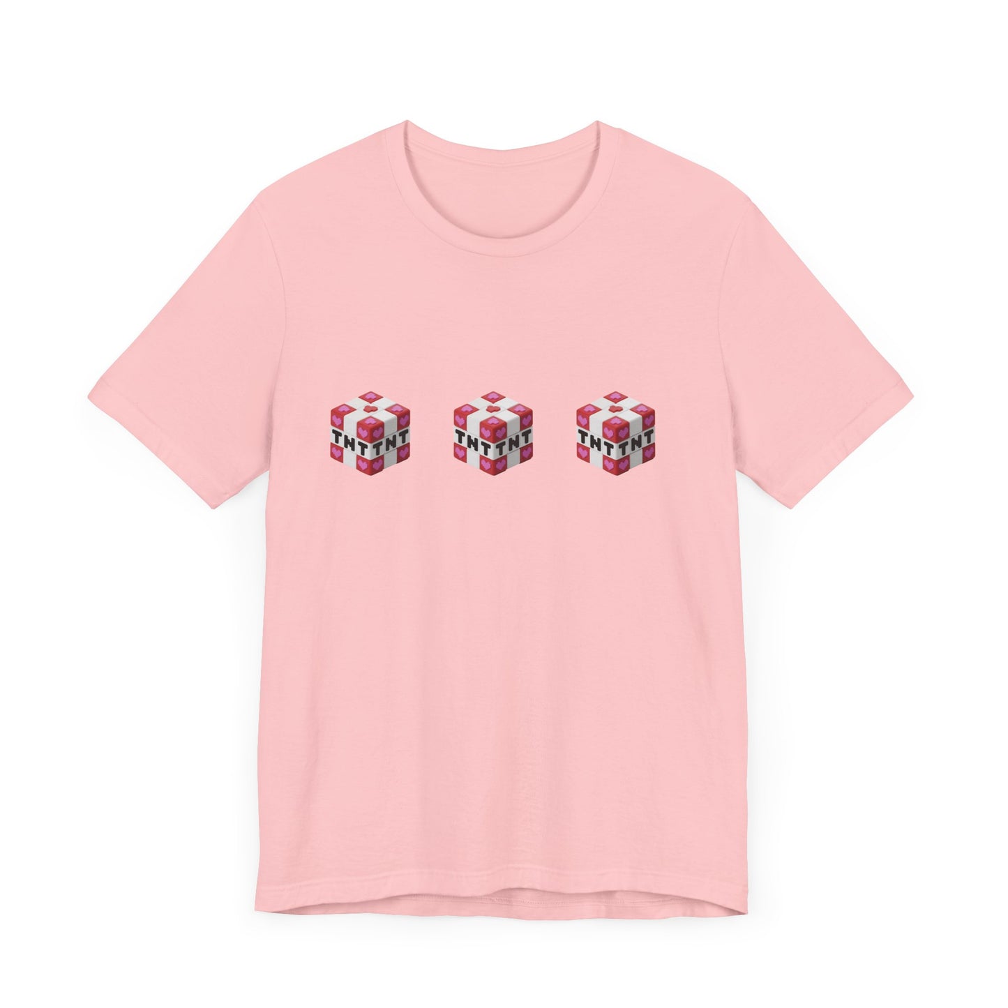 Minecraft TNT Hearts Valentines Day Tee