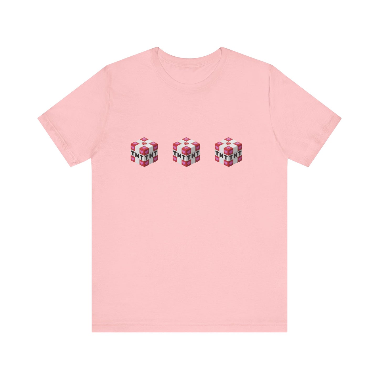 Minecraft TNT Hearts Valentines Day Tee