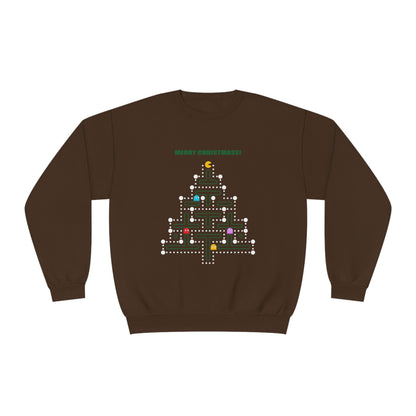 Pacman Christmas Tree Sweatshirt