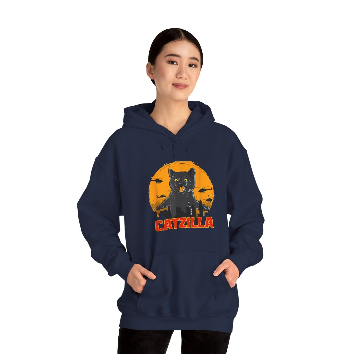Catzilla Cartoon Anime Hoodie