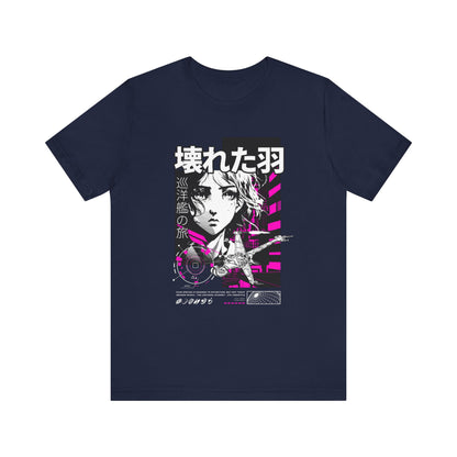 Anime Girl Broken Wings Tee