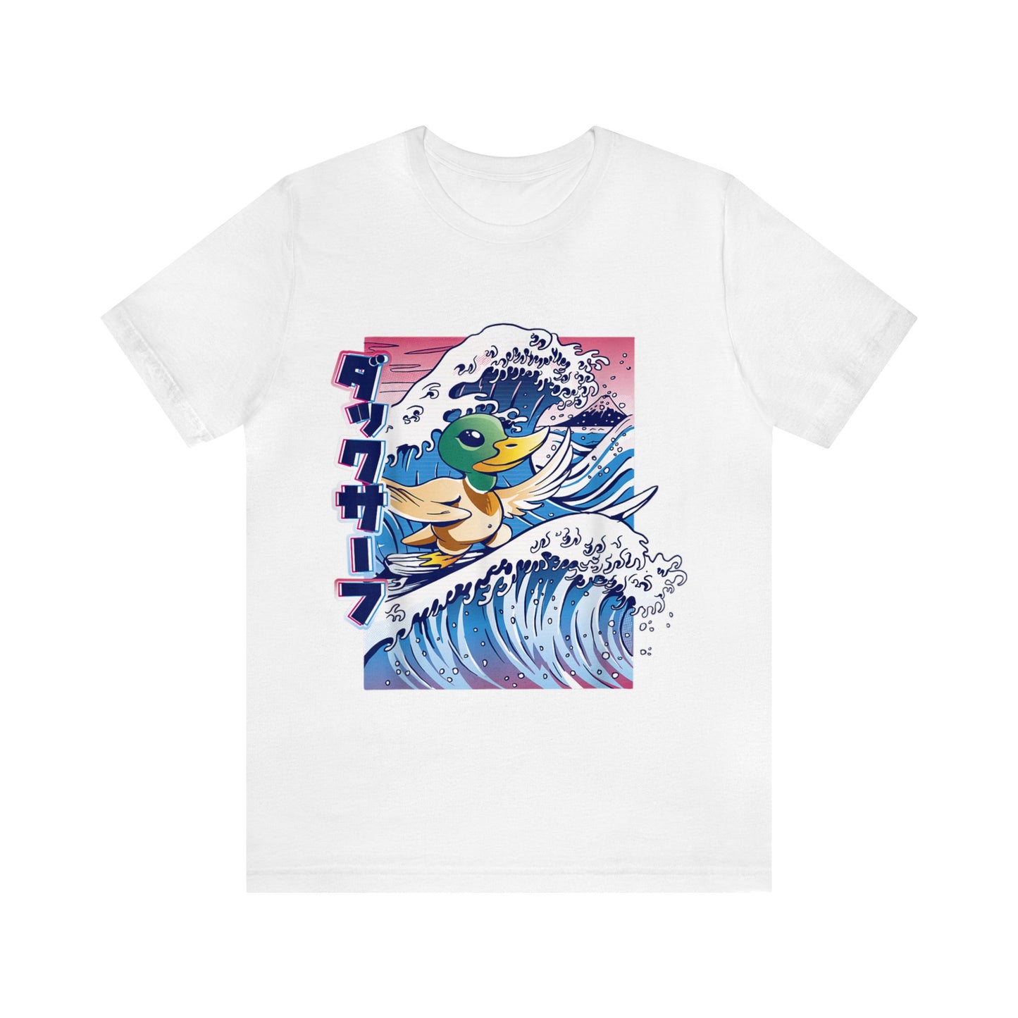 Kanagawa Great Wave Surfing Duck Tee