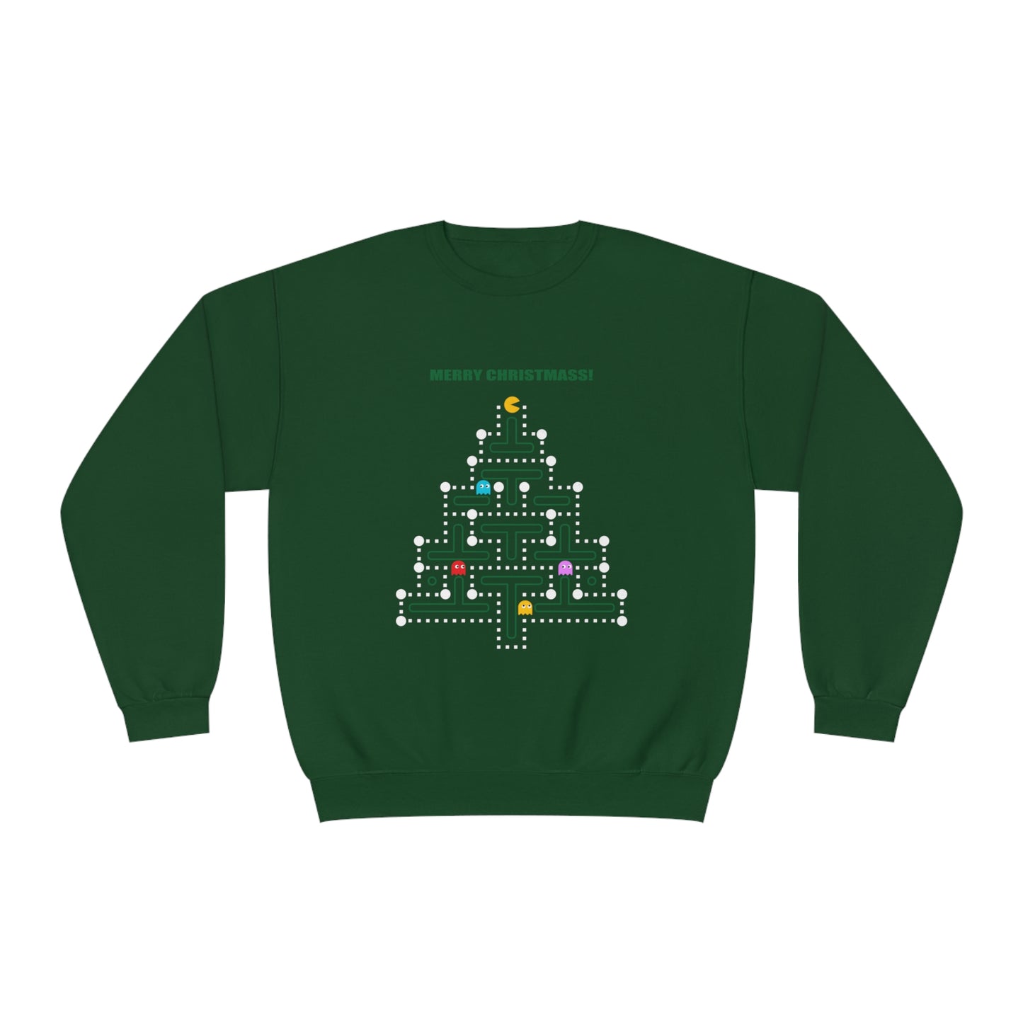Pacman Christmas Tree Sweatshirt