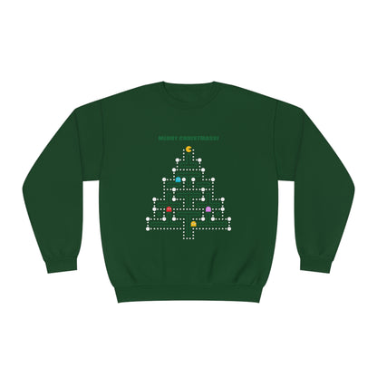 Pacman Christmas Tree Sweatshirt