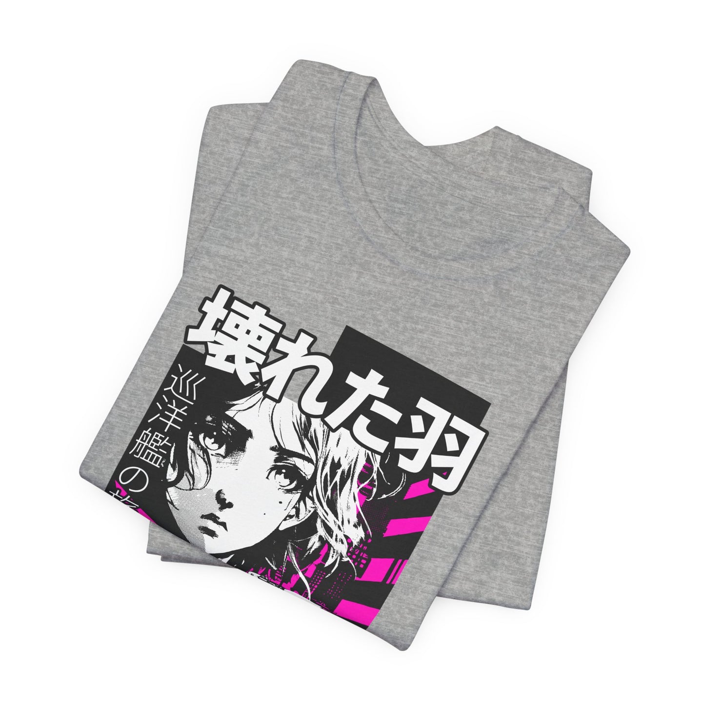 Anime Girl Broken Wings Tee